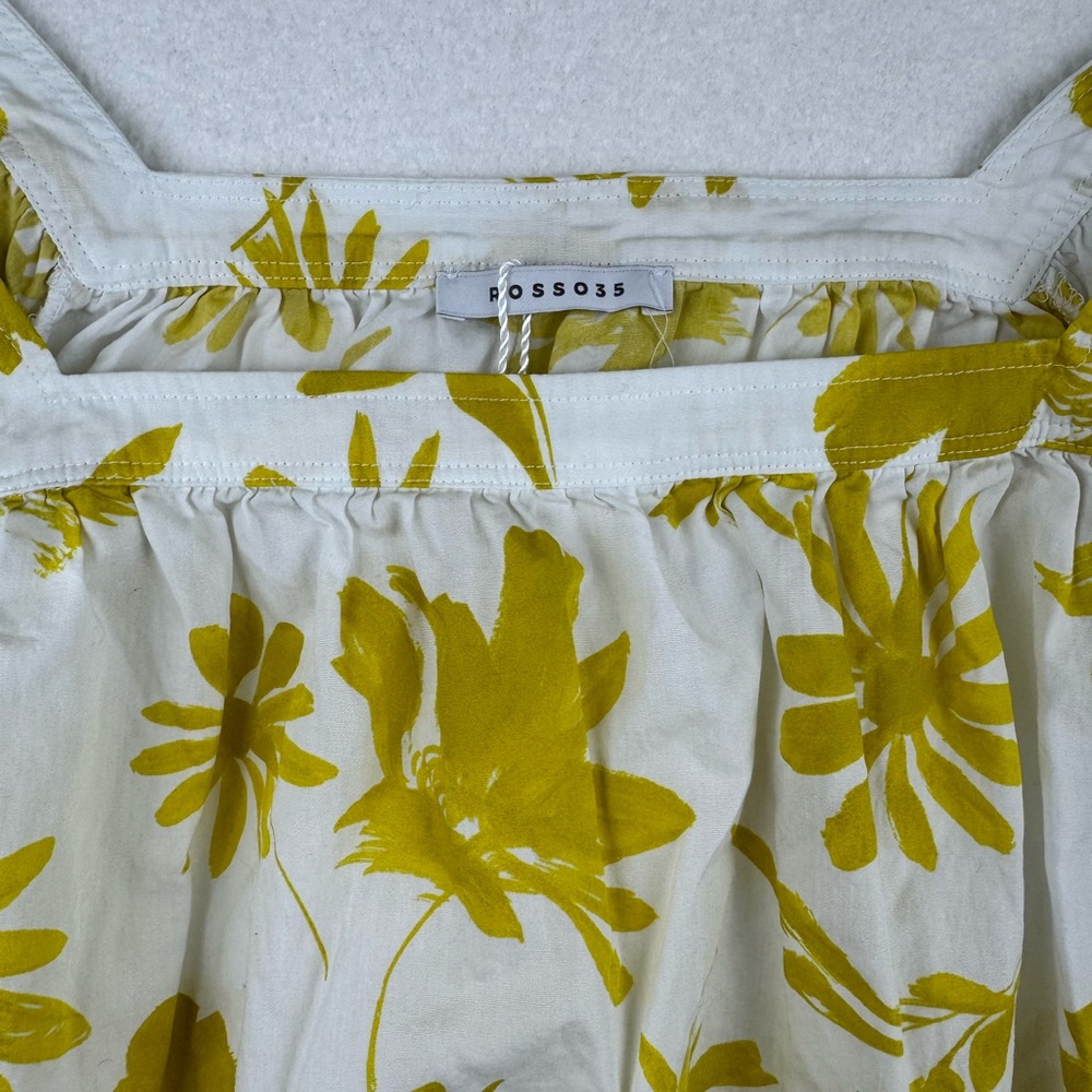 ROSSO35 Boxy Floral Blouse 52 - Picture 5 of 13